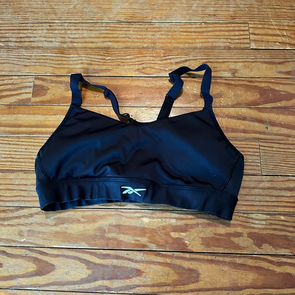 Reebok Midnight Black Sports Bra